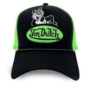 BREAKFAST CLUB BLACK & GREEN TRUCKER